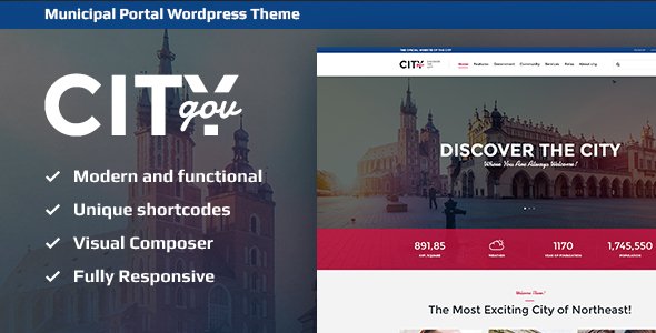 CityGov - City Government & Municipal Portal
           TFx