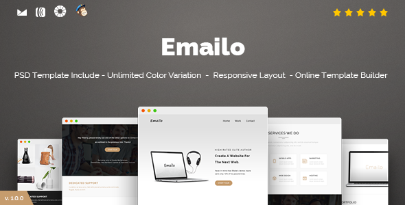 Emailo - Responsive Email + Online Template Builder
           TFx