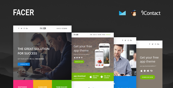 FACER - Responsive E-mail Templates
           TFx
