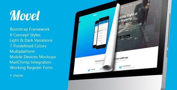 Movel - App Landing Page Template
           TFx