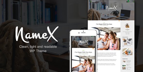 Namex - Clean, Light & Readable WP Theme
           TFx
