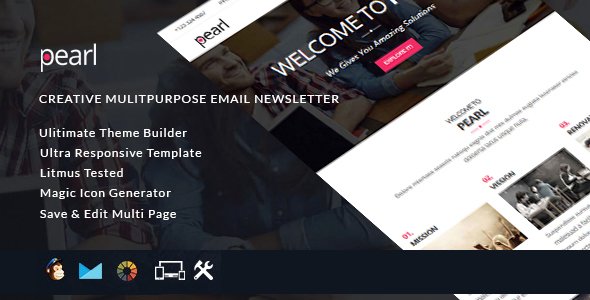 Pearl - Multipurpose Email + Builder Access
           TFx