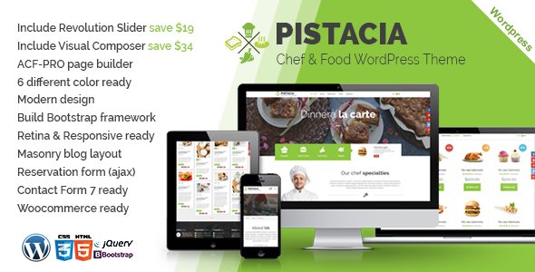 Pistacia - Food & Restaurant WordPress Theme
           TFx
