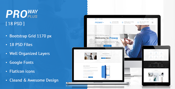 Proway Plus Multupurpose Business PSD-template
           TFx
