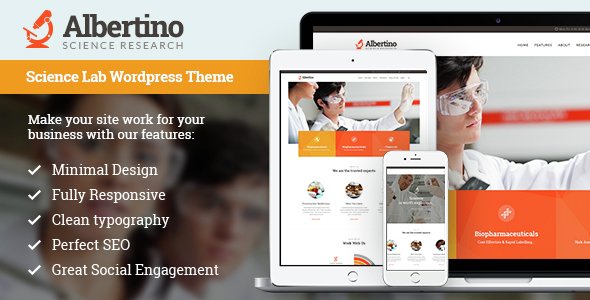 Scientific - Science Research & Technology WP Theme
           TFx