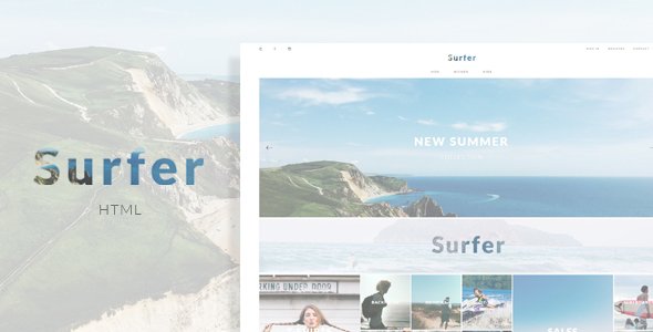 Surfer - eCommerce HTML Template
           TFx