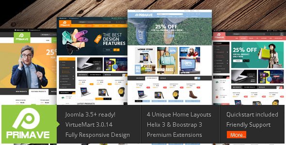 Vina Primave - Multipurpose Joomla Virtuemart Template
           TFx