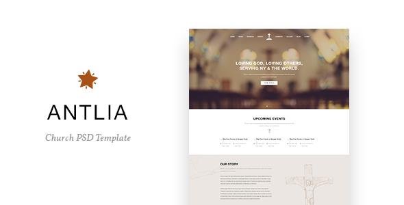 Antlia - Church PSD Template
           TFx