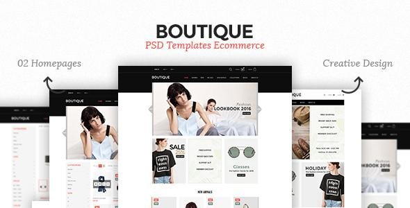 Boutique - Ecommerce PSD Template 
           TFx