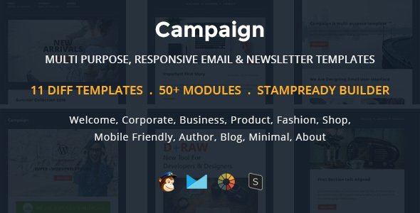 Campaign - Multipurpose Responsive Email Newletter Templates 
           TFx