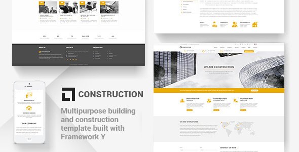 Construction - Building Template with Modular Framework
           TFx