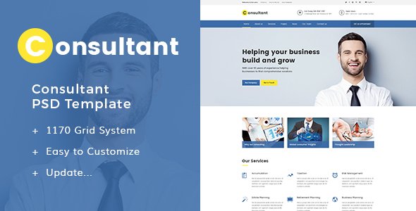 Consultant - PSD Templates
           TFx