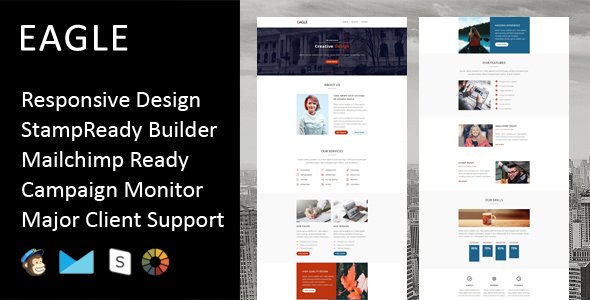 Eagle - Multipurpose Responsive Email Template + Stampready Builder
           TFx