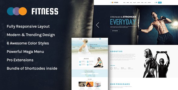 Fitness - Responsive Joomla Yoga Club Template
           TFx