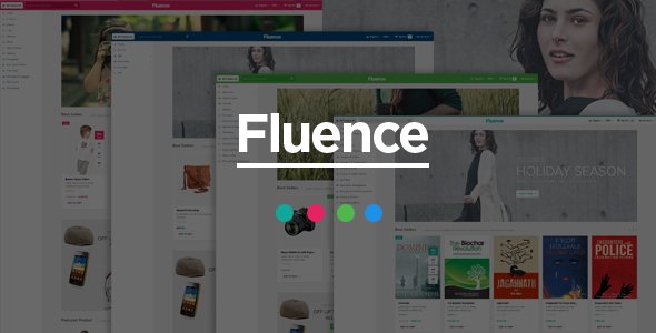 Fluence Books Store - Magento Responsive Theme
           TFx