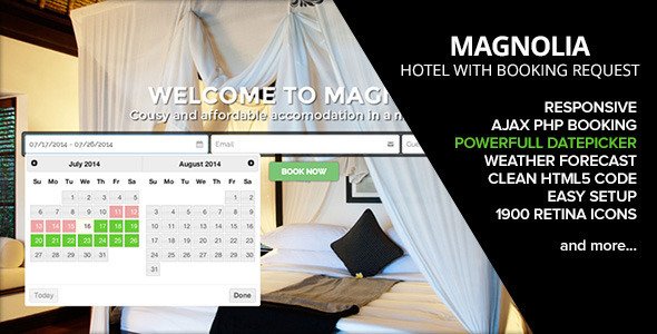 HOTEL MAGNOLIA WordPress Theme
           TFx