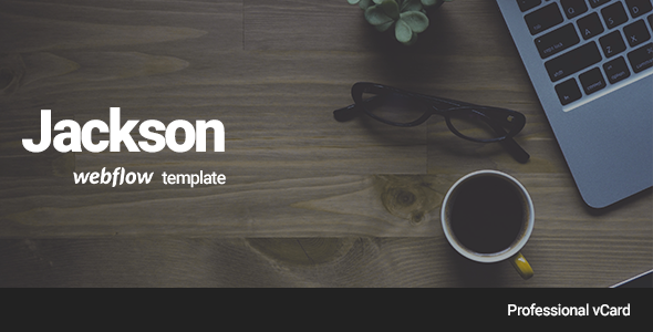 Jackson - Professional vCard Webflow Template
           TFx