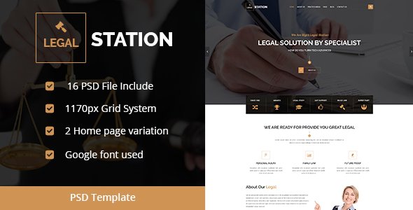 LegalStation – Law/Legal,Lawyer, Business Template
           TFx