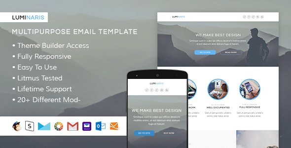 Luminaris - Responsive Email + StampReady Builder
           TFx