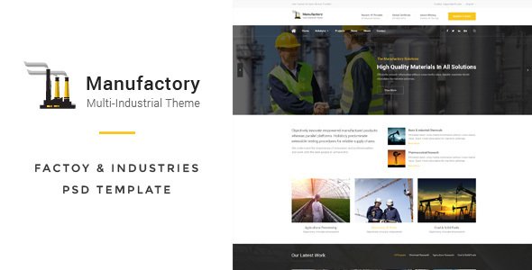 Manufactory: Multi-Industrial PSD Template
           TFx