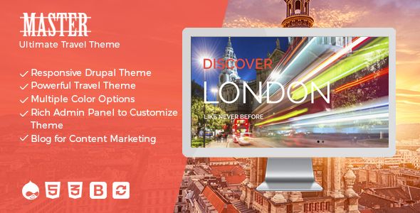 Master - Ultimate Travel Theme for Drupal
           TFx
