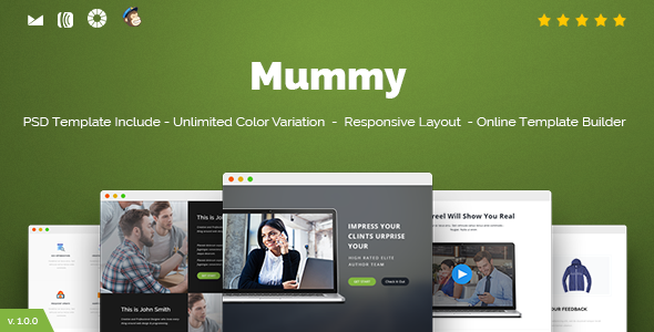 Mummy - Responsive Email + Online Template Builder
           TFx