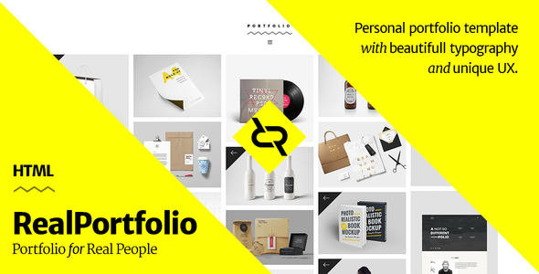 RealPortfolio - Personal Portfolio Template
           TFx