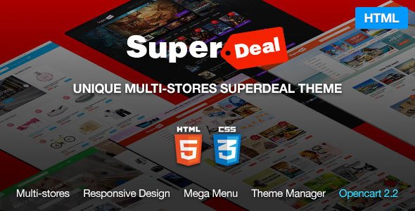 Super Deal - MultiPurpose eCommerce HTML5 Template
           TFx