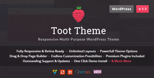 Toot – Multi-purpose Business WP Theme
           TFx