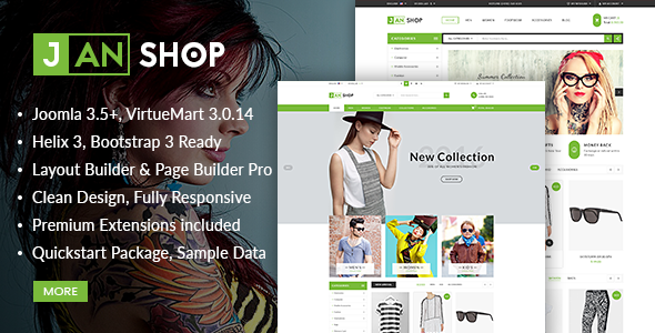 Vina JanShop - Responsive VirtueMart Template
           TFx