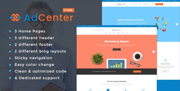 Adcenter - Digital Marketing HTML Template
           TFx