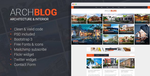 Arch Blog - Architecture and Real Estate Blog HTML template
           TFx