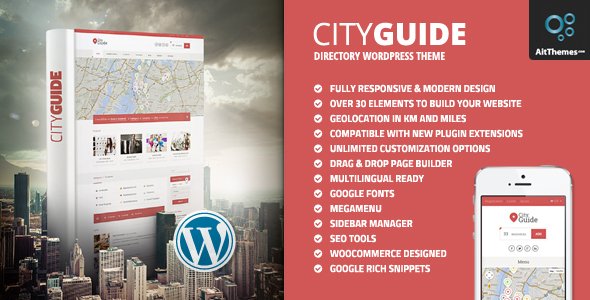 City Guide - Listing Directory WordPress Theme
           TFx