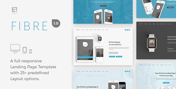 Fibre - App Landing Page
           TFx