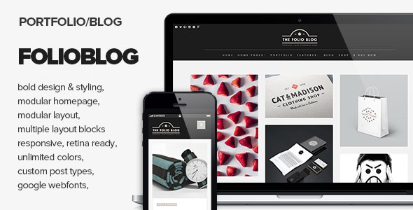 FolioBlog - Creative & Responsive Theme For Artists & Bloggers
           TFx
