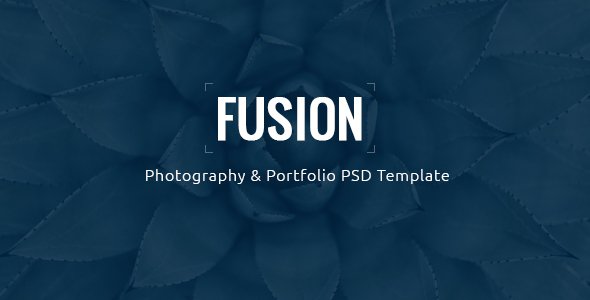 Fusion - Photography & Portfolio PSD Template
           TFx