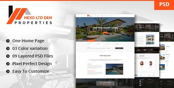 Hexo Properties - Real Estate Template
           TFx
