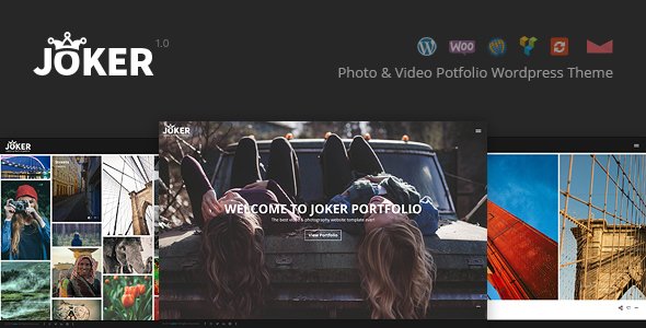 Joker - Photo & Video Portfolio WordPress Theme
           TFx
