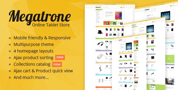 Megatrone - Responsive Shopify theme
           TFx