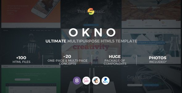 Okno - Ultimate Multipurpose HTML5 Template
           TFx
