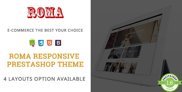 Roma - Responsive Prestashop Theme
           TFx