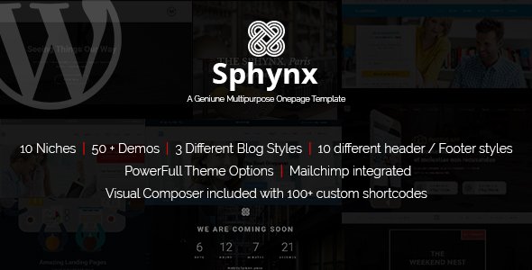 Sphynx - A Geniune Multipurpose WP Theme
           TFx