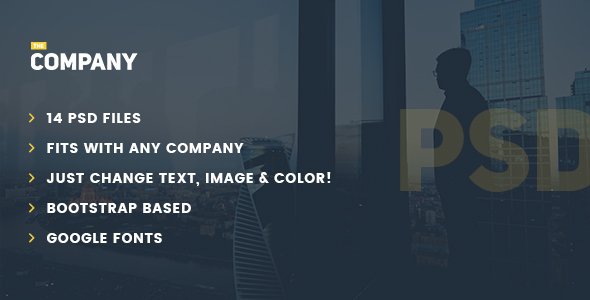 The Company – Multipurpose PSD Template for any company
           TFx