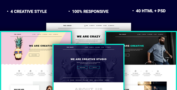 The Crazy - Creative Agency HTML5 Template
           TFx