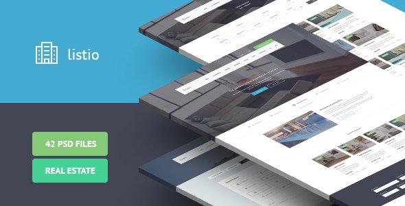 Listio - Real Estate PSD Template
           TFx