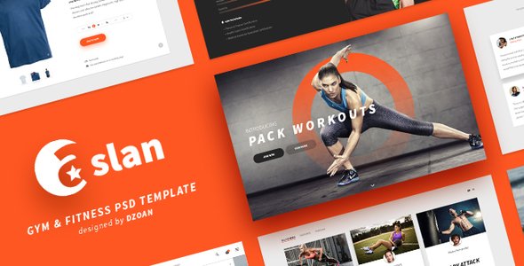 ASLAN | Gym & Fitness PSD Template
           TFx