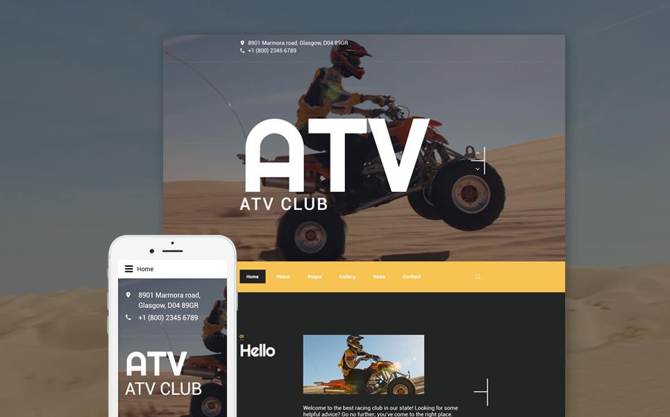 ATV Club Joomla Template TMT