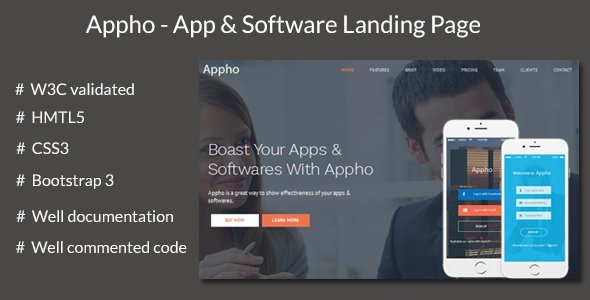 Appho - App and Software Landing Page
           TFx