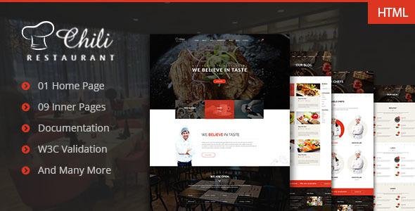 Chili - Premium Restaurant Template
           TFx