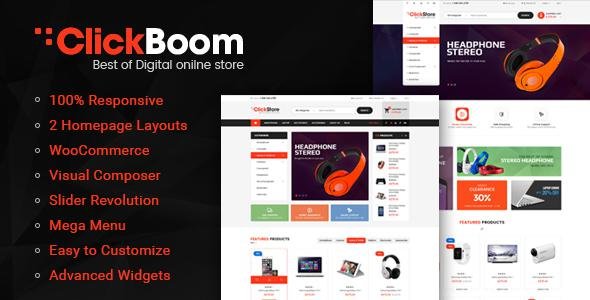 ClickBoom - WooCommerce WordPress Digital Store Theme
           TFx